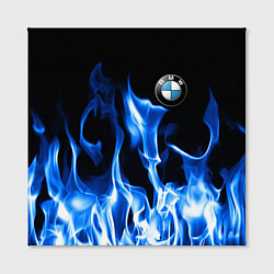Холст квадратный BMW fire, цвет: 3D-принт — фото 2
