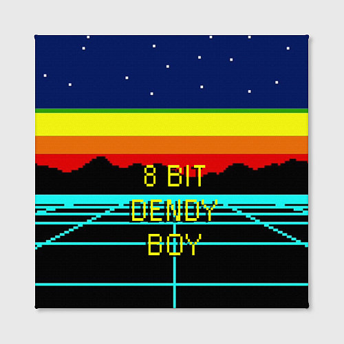Картина квадратная 8 bit dendy boy / 3D-принт – фото 2
