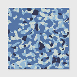 Холст квадратный Камуфляж ВМФ цифра крупный, цвет: 3D-принт — фото 2