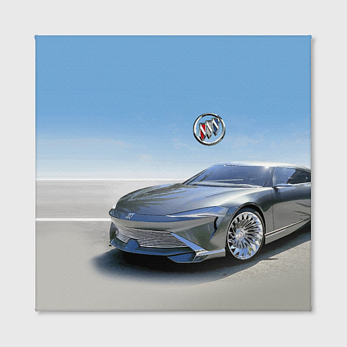 Картина квадратная Buick concept в пустыне / 3D-принт – фото 2