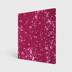 Холст квадратный Текстура Розовый взрыв, цвет: 3D-принт
