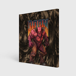Холст квадратный DOS DOOM - Baron of hell, цвет: 3D-принт