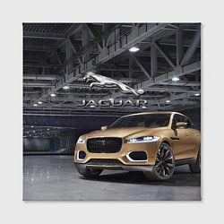 Холст квадратный Jaguar - зачётное точило!, цвет: 3D-принт — фото 2