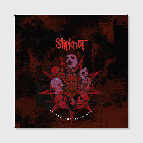 Картина квадратная Slipknot red satan / 3D-принт – фото 2