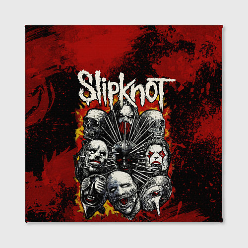 Картина квадратная Slipknot rock / 3D-принт – фото 2