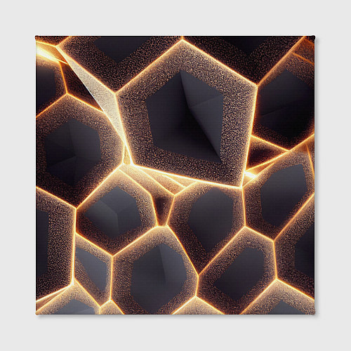 Картина квадратная Сотовая лава / 3D-принт – фото 2
