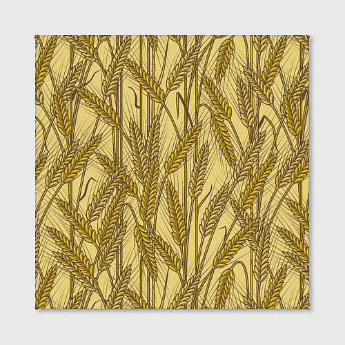 Картина квадратная Винтажные колоски пшеницы / 3D-принт – фото 2