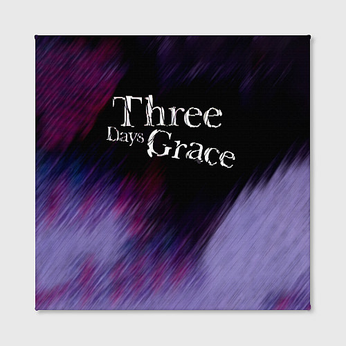Картина квадратная Three Days Grace lilac / 3D-принт – фото 2