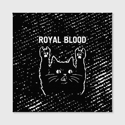 Картина квадратная Группа Royal Blood и рок кот / 3D-принт – фото 2