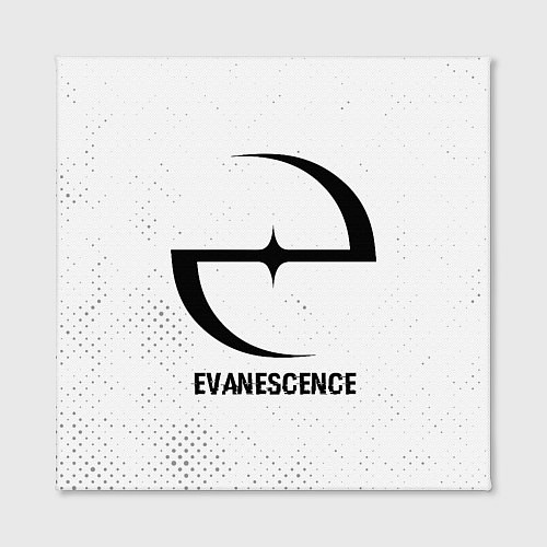 Картина квадратная Evanescence glitch на светлом фоне / 3D-принт – фото 2
