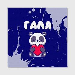Холст квадратный Галя панда с сердечком, цвет: 3D-принт — фото 2
