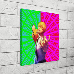 Холст квадратный Дэнзи с Потитой на плече, цвет: 3D-принт — фото 2