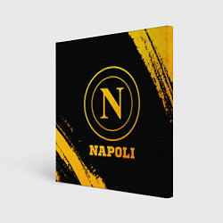 Холст квадратный Napoli - gold gradient, цвет: 3D-принт