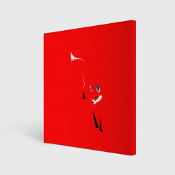 Холст квадратный Красная лиса, цвет: 3D-принт