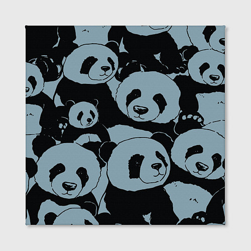Картина квадратная Panda summer song / 3D-принт – фото 2