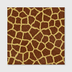 Холст квадратный Текстура жирафа, цвет: 3D-принт — фото 2