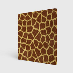 Картина квадратная Текстура жирафа