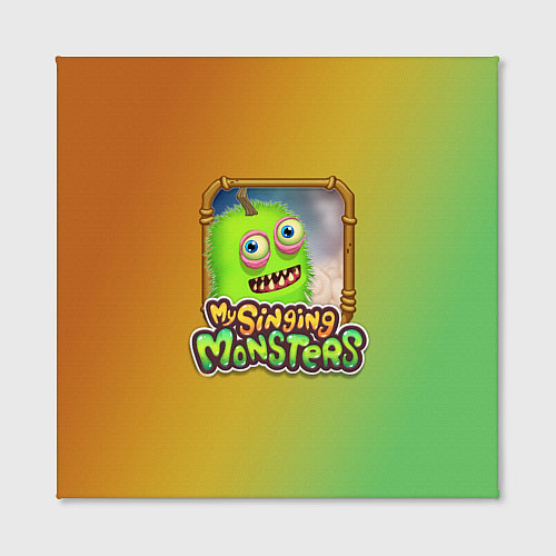 Картина квадратная My Singing Monsters - Зерномех / 3D-принт – фото 2