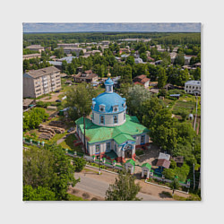 Холст квадратный Успенский собор - Яранск, цвет: 3D-принт — фото 2