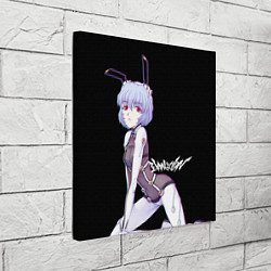 Холст квадратный Evangelion Рей Айанами, цвет: 3D-принт — фото 2