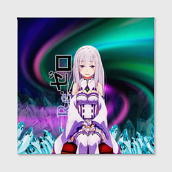 Холст квадратный Re: Zero - Emilia, цвет: 3D-принт — фото 2
