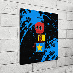 Холст квадратный Бокси Бу: персонаж Поппи Плейтайм, цвет: 3D-принт — фото 2