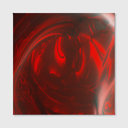 Картина квадратная Темно красные волны / 3D-принт – фото 2