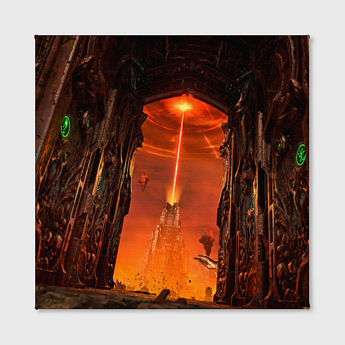 Картина квадратная Doom врата ада / 3D-принт – фото 2