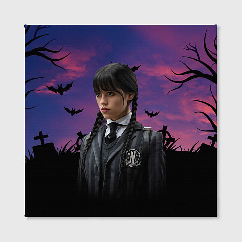 Картина квадратная Wednesday Addams / 3D-принт – фото 2