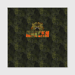 Холст квадратный Максим камуфляж, цвет: 3D-принт — фото 2