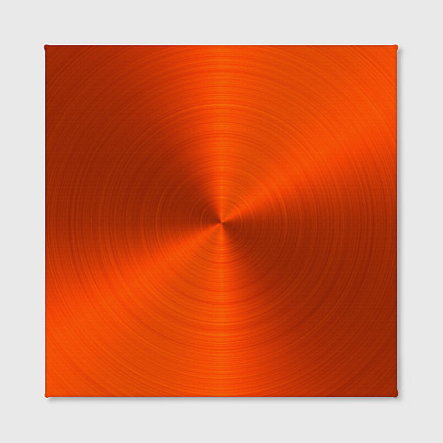 Картина квадратная Оранжевый волнообразный дисковый узор / 3D-принт – фото 2