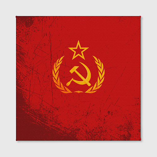 Картина квадратная СССР серп и молот / 3D-принт – фото 2