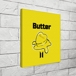 Холст квадратный BTS butter, цвет: 3D-принт — фото 2