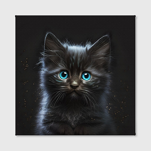 Картина квадратная Голубоглазый котенок / 3D-принт – фото 2