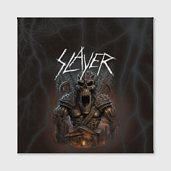 Холст квадратный Slayer rock monster, цвет: 3D-принт — фото 2
