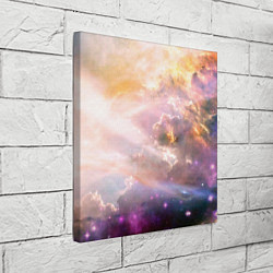 Холст квадратный Аморфное абстрактное космическое красочное небо, цвет: 3D-принт — фото 2