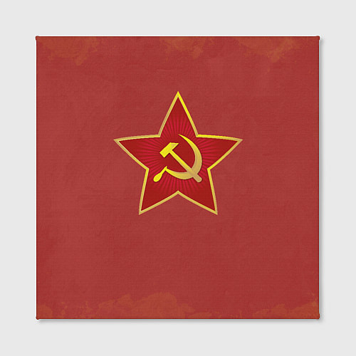 Картина квадратная Советская звезда / 3D-принт – фото 2