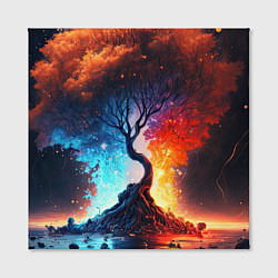 Холст квадратный Волшебное дерево желаний, цвет: 3D-принт — фото 2