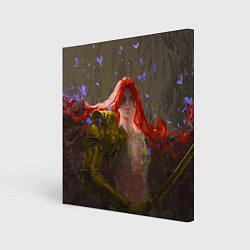 Холст квадратный Маления из Elden Ring, цвет: 3D-принт