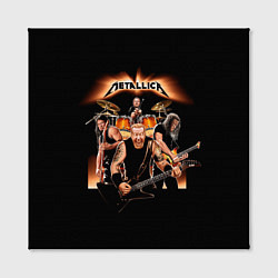 Холст квадратный Metallica - метал-группа, цвет: 3D-принт — фото 2