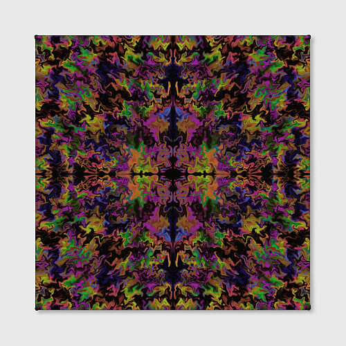 Картина квадратная Цветная психоделика / 3D-принт – фото 2