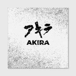 Холст квадратный Akira с потертостями на светлом фоне, цвет: 3D-принт — фото 2