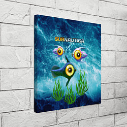 Холст квадратный Subnautica, цвет: 3D-принт — фото 2