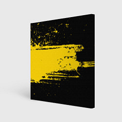 Холст квадратный Желтое граффити, цвет: 3D-принт