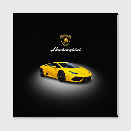 Картина квадратная Спорткар Lamborghini Aventador / 3D-принт – фото 2
