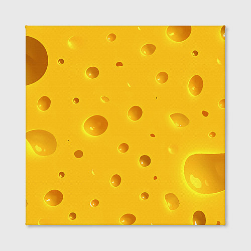 Картина квадратная Сырная текстура / 3D-принт – фото 2