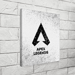 Холст квадратный Apex Legends с потертостями на светлом фоне, цвет: 3D-принт — фото 2