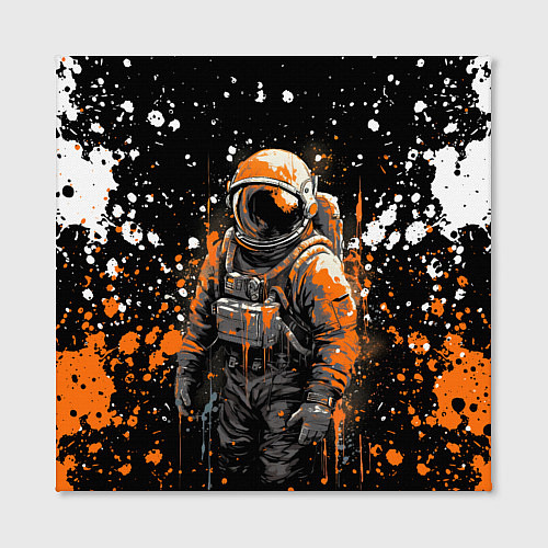 Картина квадратная Астронавт в красках / 3D-принт – фото 2