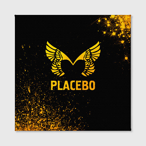 Картина квадратная Placebo - gold gradient / 3D-принт – фото 2