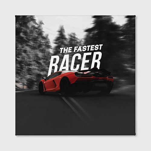 Картина квадратная The fastest racer / 3D-принт – фото 2